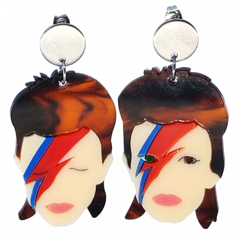 Orecchini pendenti David Bowie