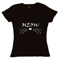 T-Shirt Donna Baffo Meow
