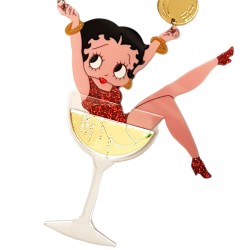 Collana Betty Boop coppa champagne