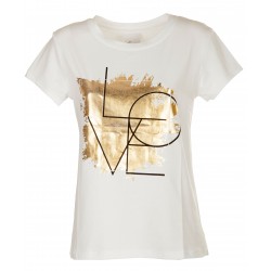 T-Shirt Love oro