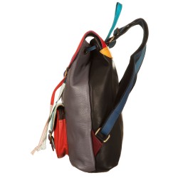 Zaino Backpack liscio basic 687456L fuzia-rosso