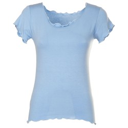 T-Shirt basica azzurro