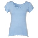 T-Shirt basica azzurro